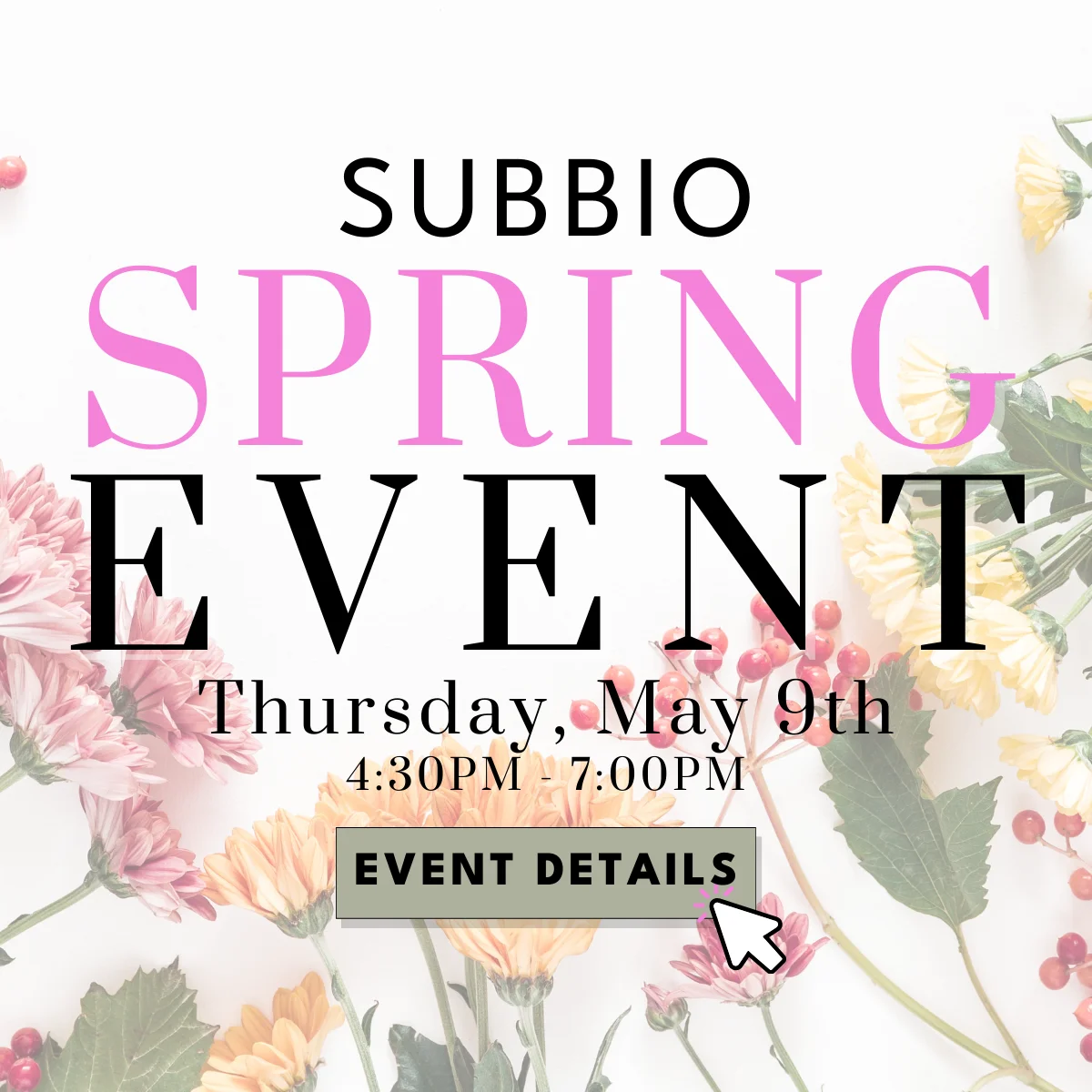 Subbio Spring Event